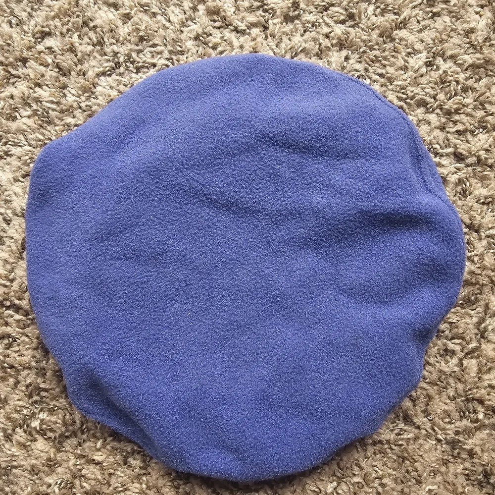 Patagonia blue lavander‎ green strap warm hat kids L